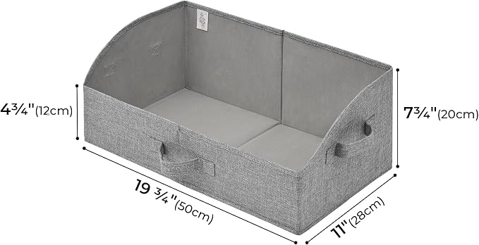 GRANNY SAYS Storage Bins for Closet, Trapezoid Storage Bins - Image 8