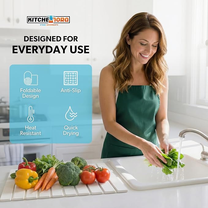 Stone Drying Mat for Kitchen Counter - Image 7