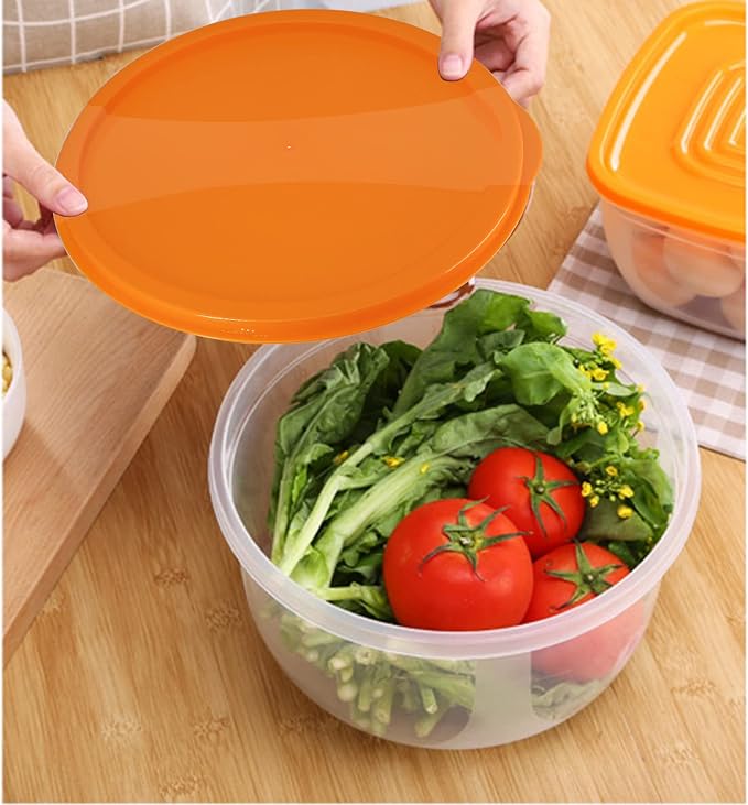 7Pcs Round Mixing Bowl Set Salad Bowl - Image 4