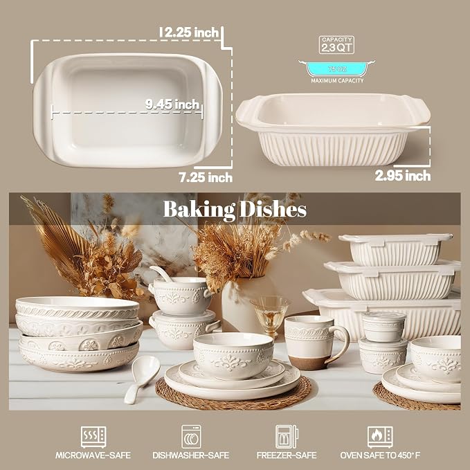 Artena Baking Dish 2.3 Quarts, Casserole Dishes - Image 2