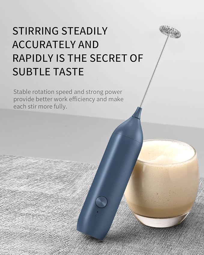 CIRCLE JOY Rechargeable Milk Frother Handheld - Image 6