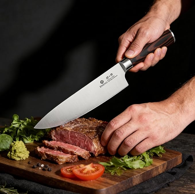 imarku 3 Pieces Knife set, Japanese HC Stainless Steel Kitchen Knife Set - Image 2