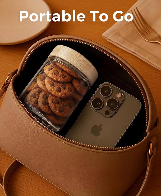 16oz 4 Pack Overnight Oats Containers - Image 7