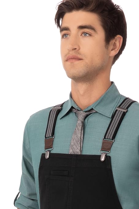 Chef Works Unisex Berkeley Bib Apron - Image 4