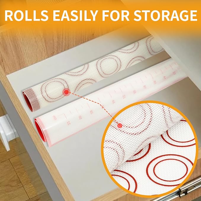 Silicone Baking Mat Sets, Dough Mat - Image 6