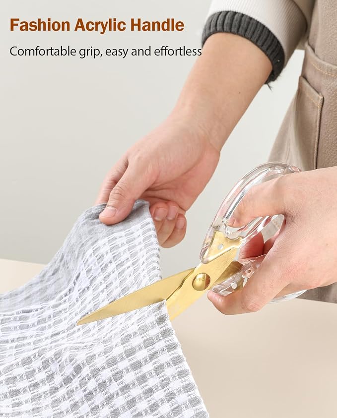 Kitchen Shears Scissors&Sharp Scissors, ARCHIKING 8.0inch Cooking Scissor-Meat - Image 3