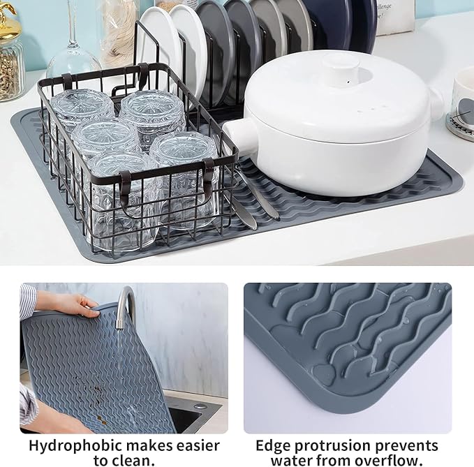 Silicone Dish Drying Mat - Image 6