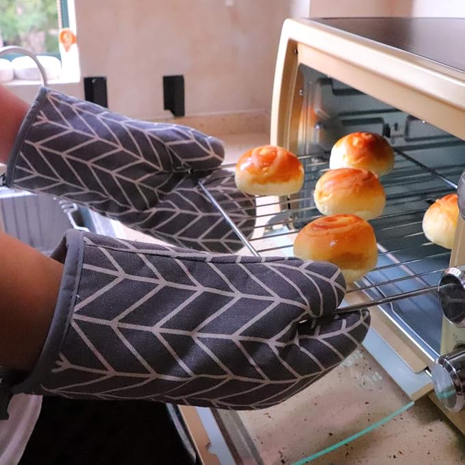 Oven Mitts and Potholders BBQ Gloves-Oven Mitts and Pot Holders - Image 3