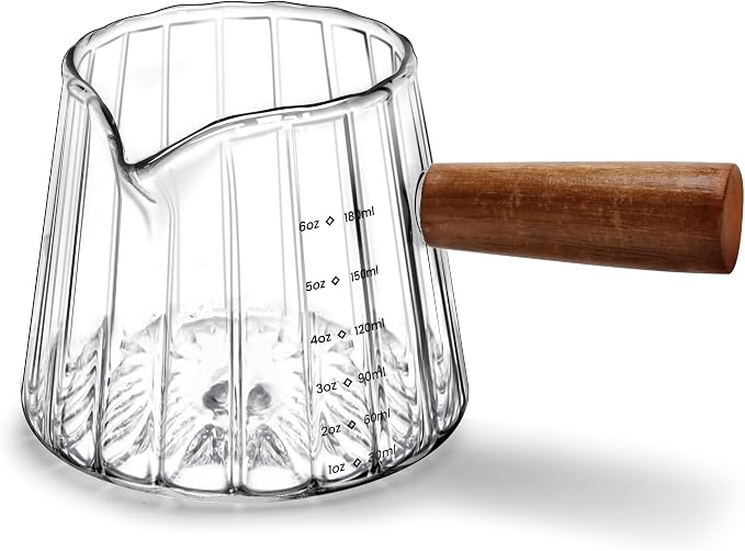 Espresso Measuring Cup 6 Oz, Espresso Glass Cups by Unknown