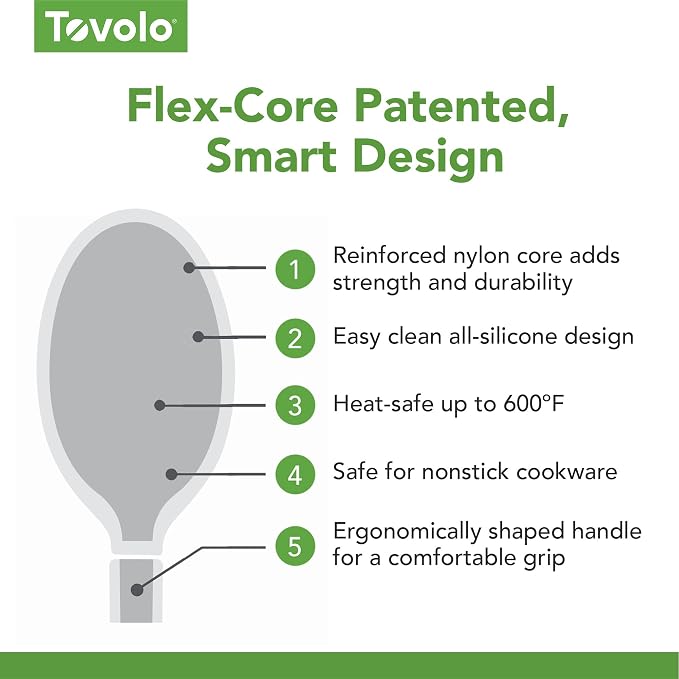 Tovolo Flex Core Small Deep Spoon Silicone - Image 5