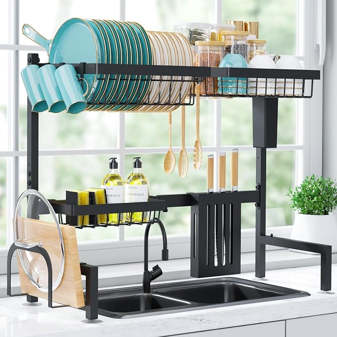 Sakugi Over The Sink Dish Drying Rack - Image 9