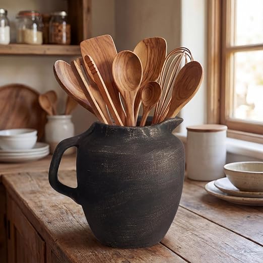 Potchen Rustic Kitchen Utensil Holder - Image 2