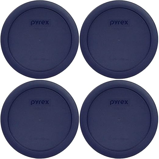 Pyrex 7201-PC 4 Cup Blue Food Storage Replacement Lid by Pyrex