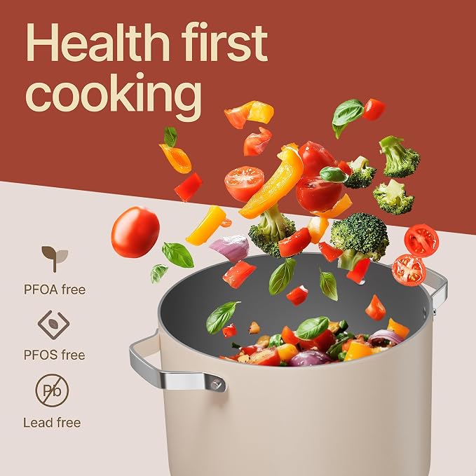 Bakken 12.5 Quart Ceramic Coated Stock Pot - Image 6