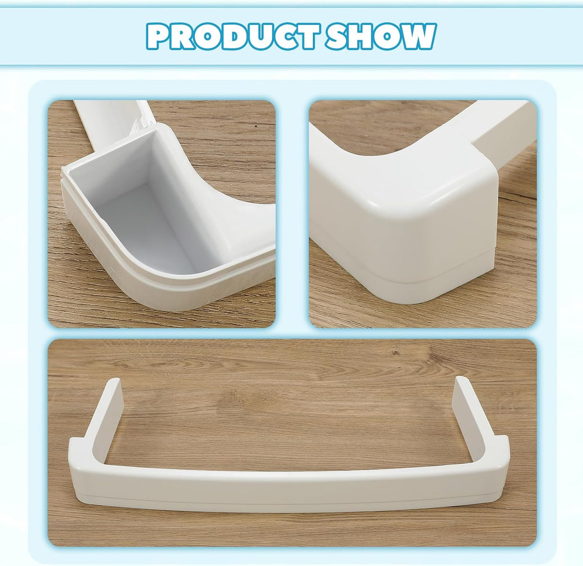 WR17X11889 Refrigerator Shelf Bar Compatible with GE Refrigerator
