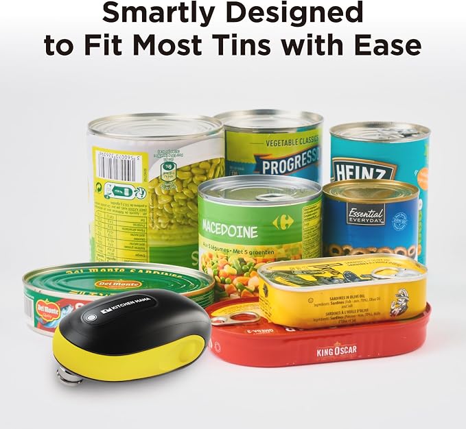 Kitchen Mama One-To-Go Electric Can Opener: One Touch, Auto Stop, Smooth Edge - Image 6