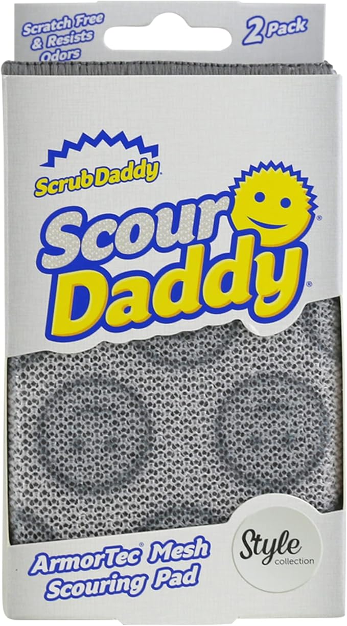 Scrub Daddy Scour Daddy Style, Scourers Non Scratch Scrubbing Sponge, Scouring by ScrubDaddy