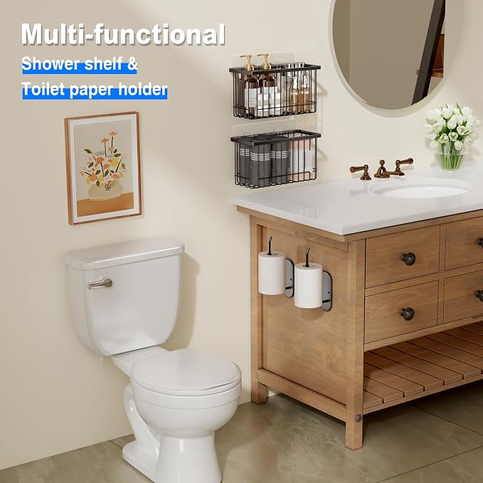 Mustorn 4 Pack Adhesive Cabinet Door Organizer, Lid Organizers Inside Cabinet - Image 5