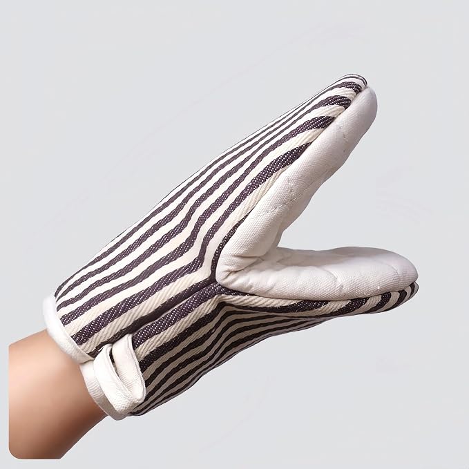 1 Pair Mini Oven Mitts, High Heat Resistant Oven Gloves, Kitchen Short Oven Mit - Image 6