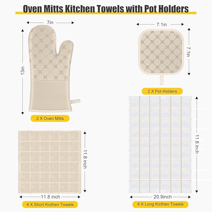 Oven Mitts Kitchen Towels Dishcloths - Image 2