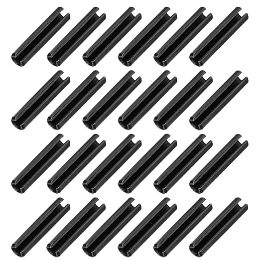 MECCANIXITY 25Pcs Slotted Split Roll Pins 2/5 Inch Dia. 1-4/5 Inch Length 65Mn by MECCANIXITY