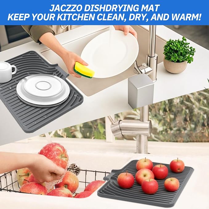 JACZZO Silicone Dish Drying Mat - Image 6
