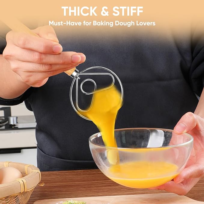 Maxjoy Danish Dough Whisk Stainless Steel - Image 5