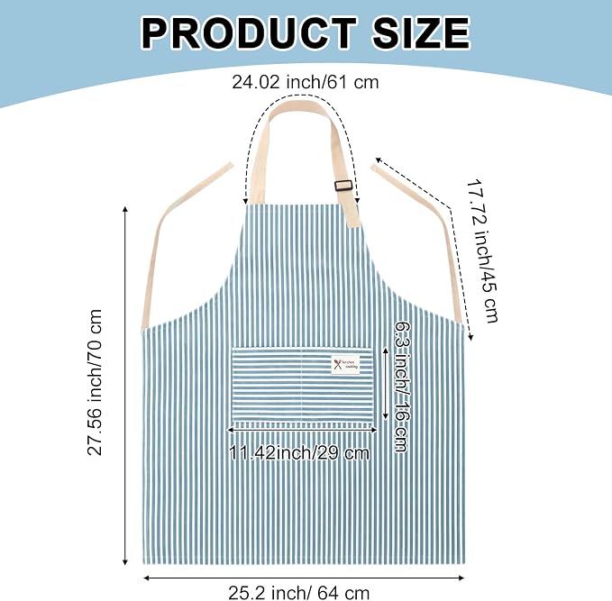 Janmercy 24 Pcs Aprons for Women Men - Image 2