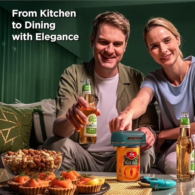Kitchen Mama Orbit One Rechargeable Electric Can Opener: Hands-free, USB-C - Image 6