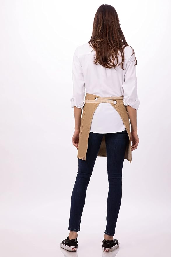 Chef Works Unisex Austin Half Bistro Apron - Image 2