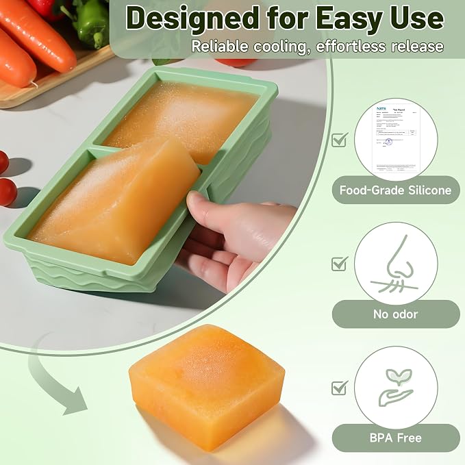 3-Pack Silicone Freezer Trays - Image 2