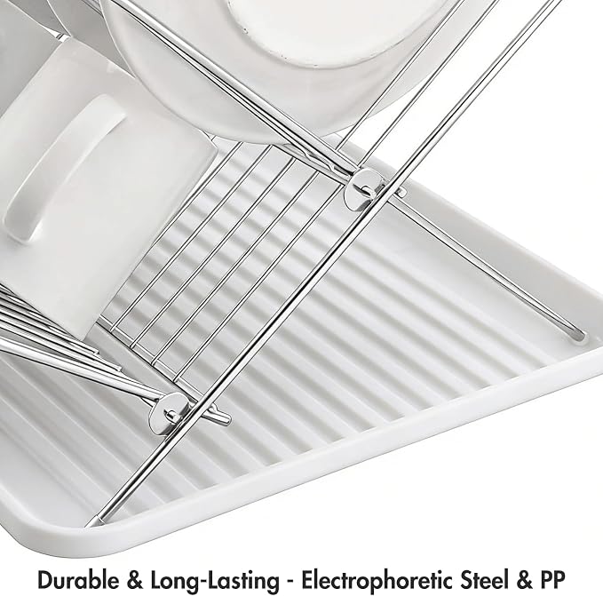 Youeon Foldable Dish Drying Rack - Image 5