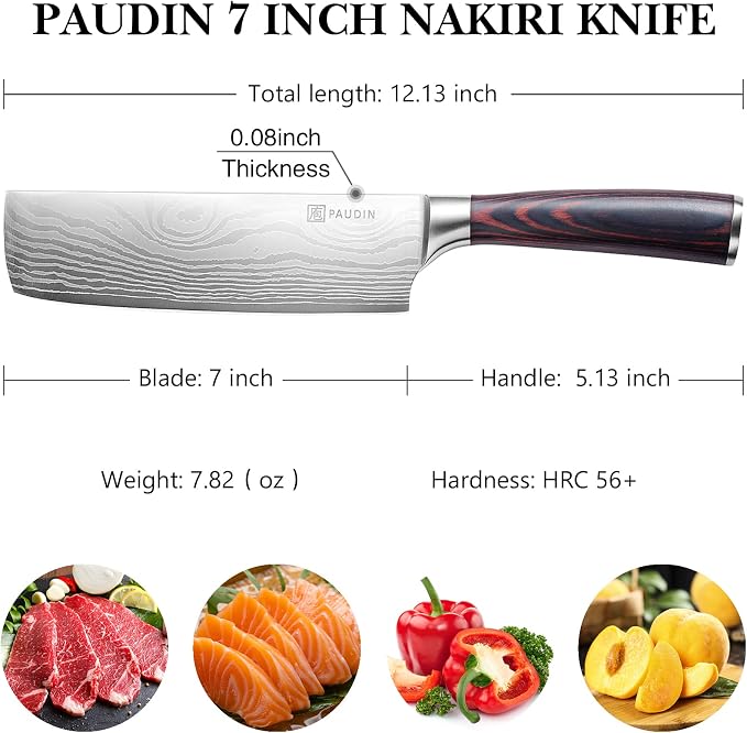 PAUDIN Nakiri Knife - Image 2