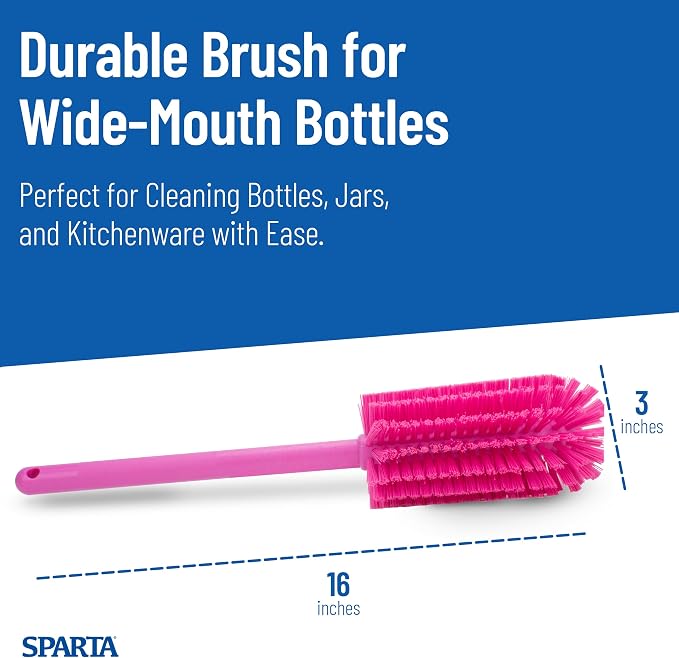 SPARTA Scrub Brush Bottle Brush, Dishwasher Safe Brush - Image 3
