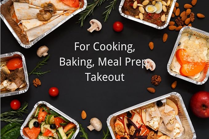 Aluminum Pans with Lids 2.25 LB Capacity Foil Food Containers with Lids - Image 7