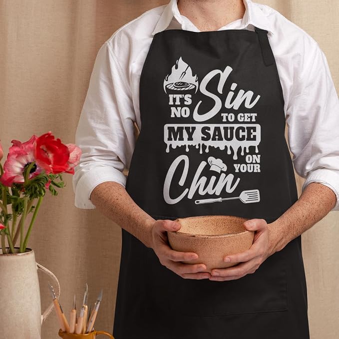 SANDJEST Funny Mens Aprons - Image 2