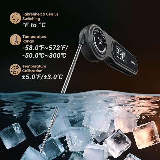 0.5 Seconds Rechargeable Instant Read Meat Thermometer - Image 3