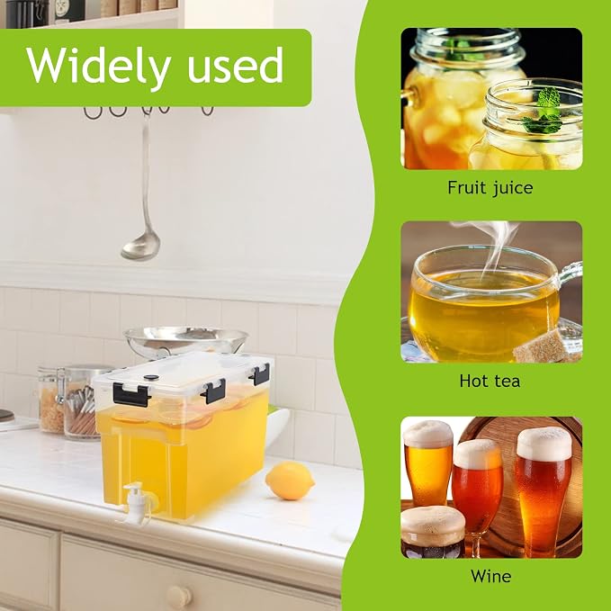1.5 Gallon Drink Dispenser For Fridge, Beverage Dispenser - Image 6