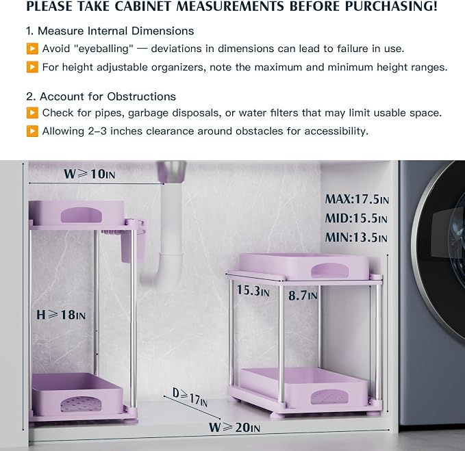 VERIFOST Under Sink Organizer - Image 6