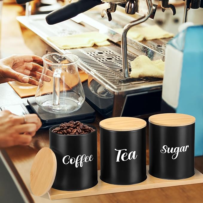 Reallnaive Coffee Tea Sugar Container Set - Image 4