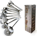9 Pcs Cooking Utensils Set, Stainless Steel Kitchen Utensils, Heat Resistant by Unknown