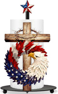 Thyle 4th of July Patriotic Paper Towel Holder, Metal Countertop Stand by Thyle