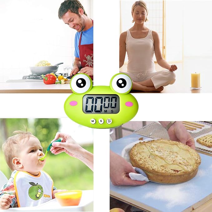 Kitchen Timer, Cute Cartoon Animal Countdown Timer, Digital Cooking - Image 3