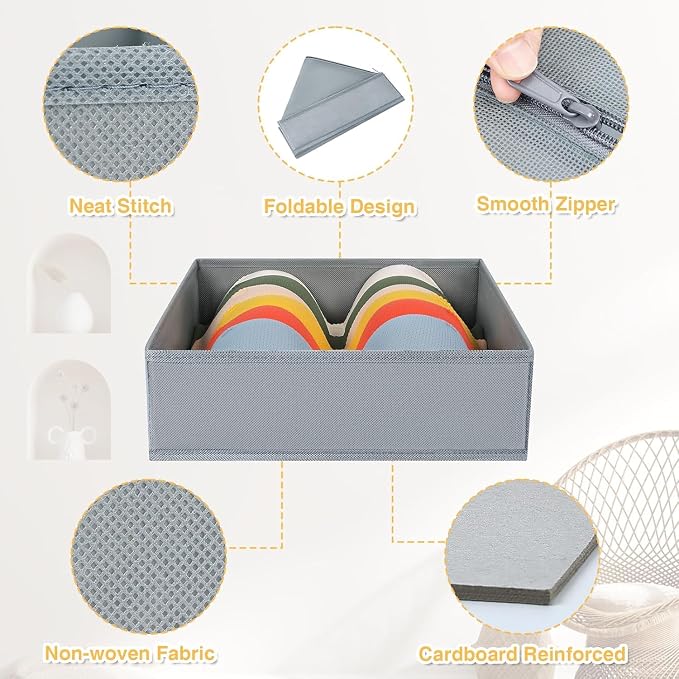 DIMJ Drawer Organizer Clothes 18 Pack - Image 3