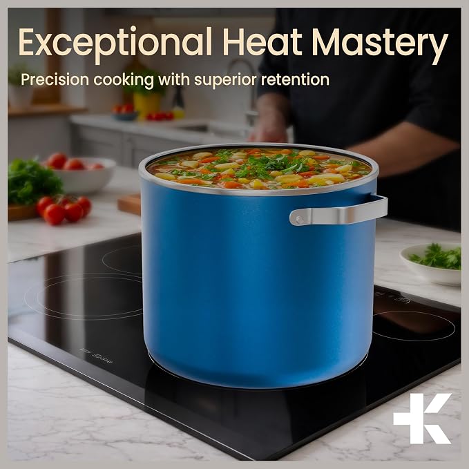 Bakken 12.5 Quart Ceramic Coated Stock Pot - Image 9