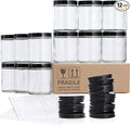 12 Pack, 8 OZ Clear Candle Jars by AOZITA