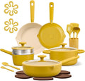 CAROTE 21pcs Cookware Set Nonstick Pots and Pans Set, Ceramic Cookware Set by CAROTE