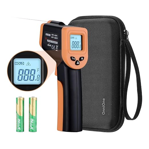 Infrared Thermometer Gun for Cooking, OnniOne Laser Thermometer Gun for by OnniOne