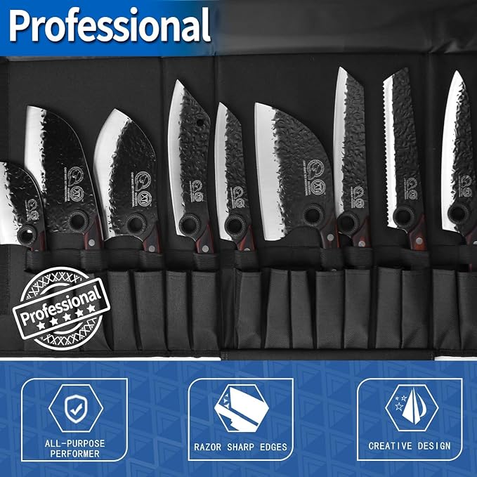 XYJ Professional Serbian Chef Knife Set - Image 7