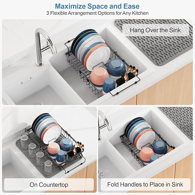 iSPECLE Expandable Dish Drying Rack - Image 4